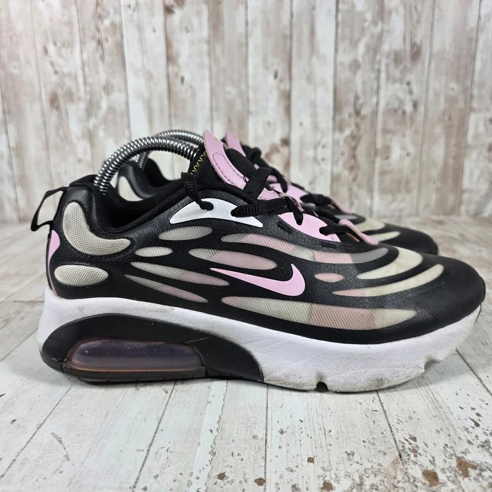 Nike Air Max 200 SE Womens 8.5 Black White Arctic Pink CN7876-101 Low Top